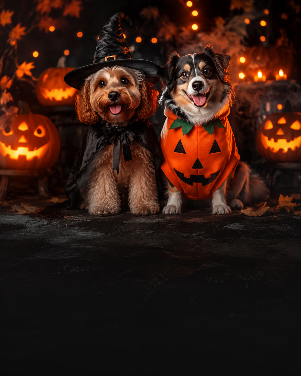 Halloween costumes and accessories for pets