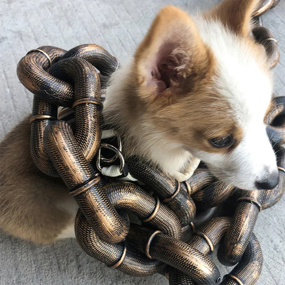 Funny Halloween chain dog costume accessory